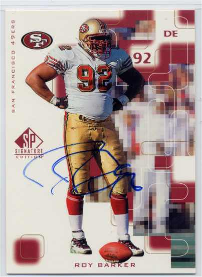 Roy Barker - San Francisco 49ers