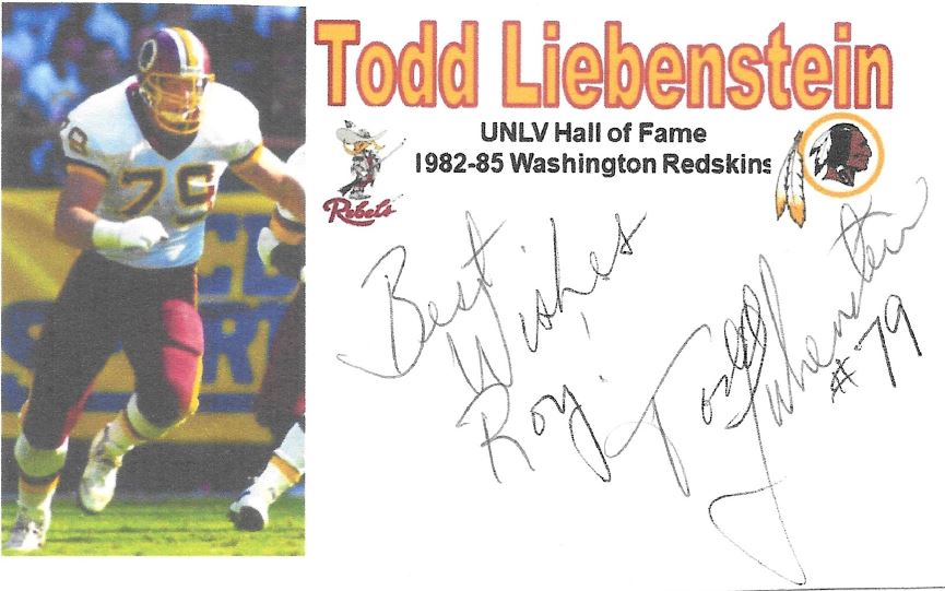 Todd Liebenstein - Washington Redskins