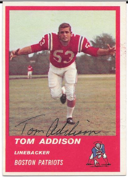 Tom Addison - Boston Patriots
