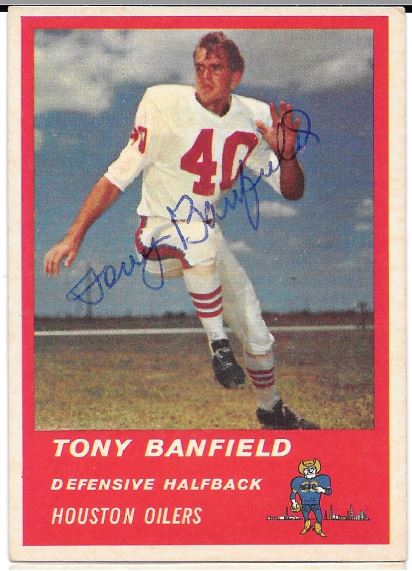 Tony Banfield - Houston Oilers