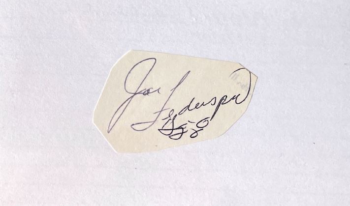 Joe Federspiel - New Orleans Saints