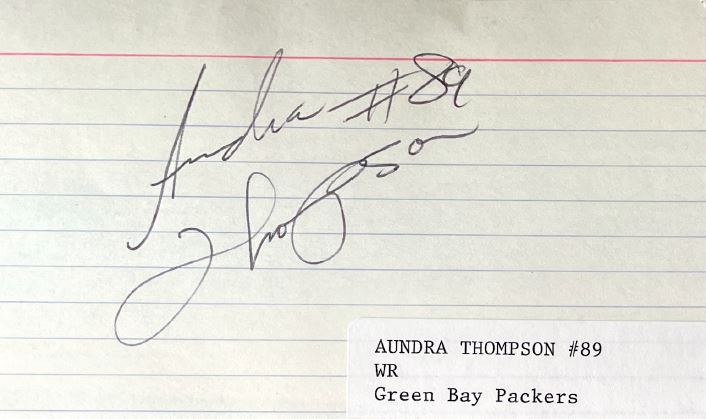 Aundra Thompson - Green Bay Packers