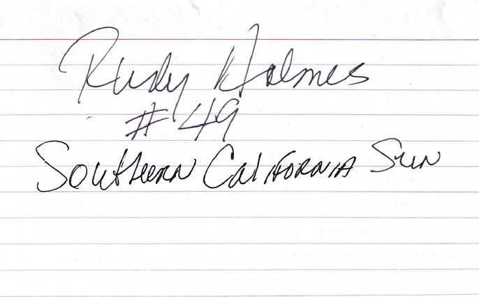 Rudy Holmes - Atlanta Falcons