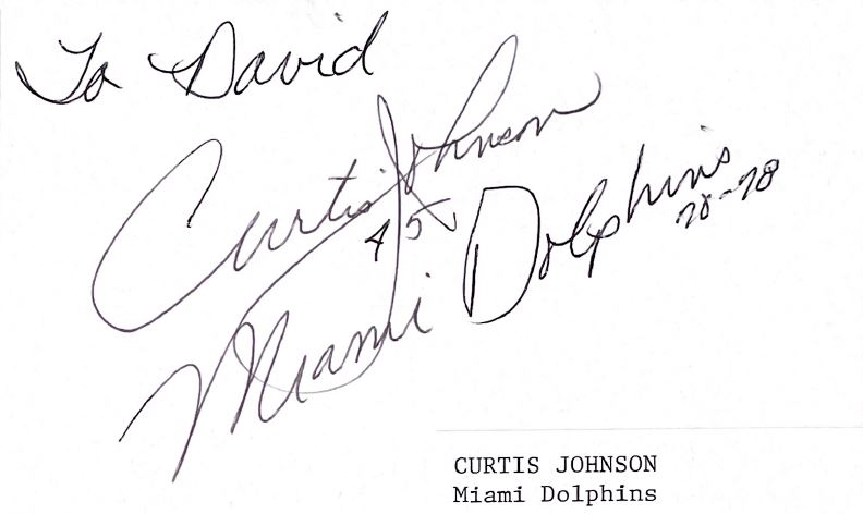 Curtis Johnson - Miami Dolphins