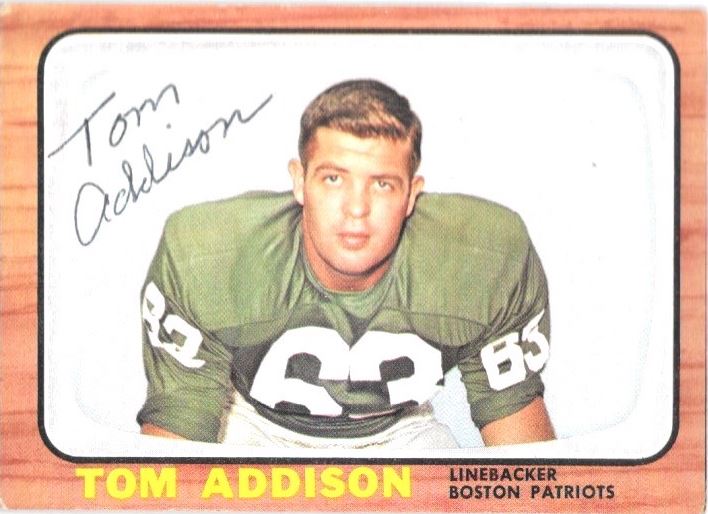 Tommy Addison - Boston Patriots