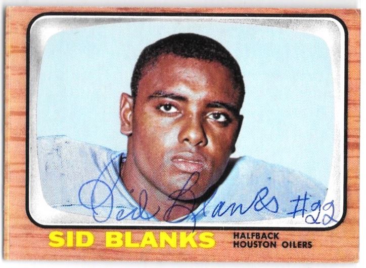 Sid Blanks - Houston Oilers