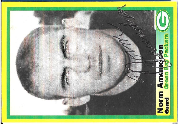 Norm Amundsen - Green Bay Packers