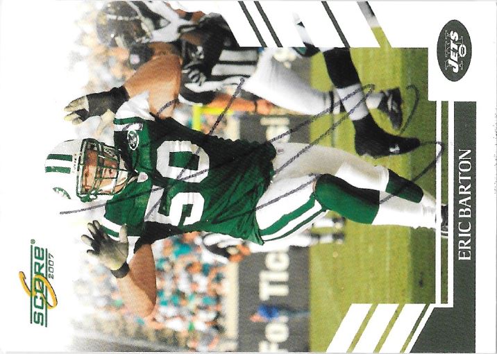 Eric Barton - New York Jets
