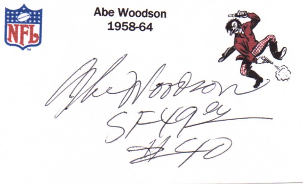 Abe Woodson - San Francisco 49ers