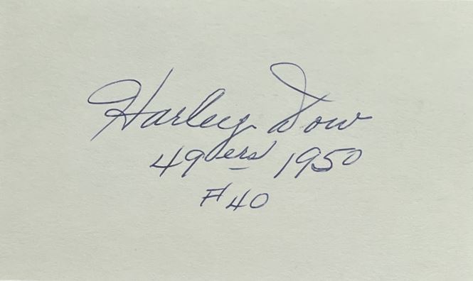 Harley Dow - San Francisco 49ers