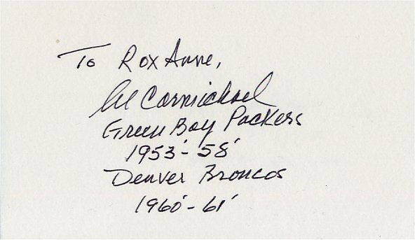 Al Carmichael - Green Bay Packers