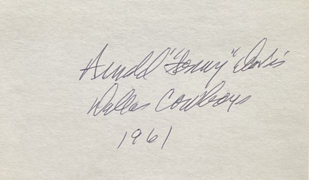 Sonny Davis - Dallas Cowboys