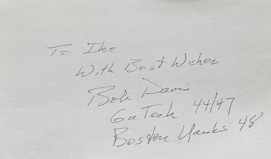 Bob Davis - Boston Yanks