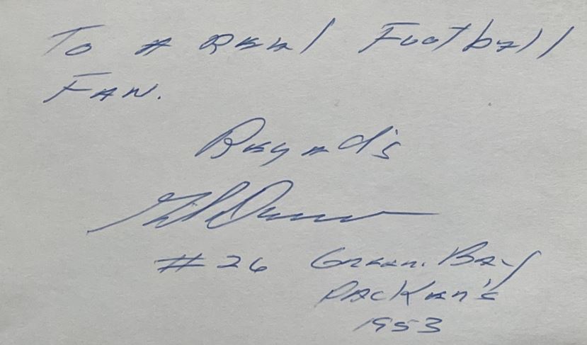 Gib Dawson - Green Bay Packers