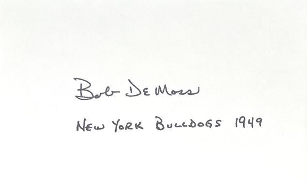 Bob DeMoss - New York Bulldogs