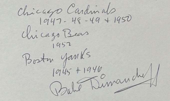 Babe Dimancheff - Boston Yanks