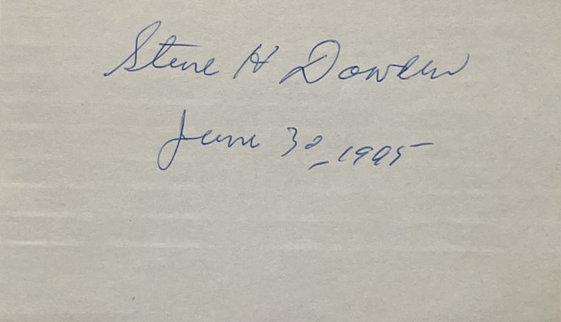 Steve Dowden - Green Bay Packers