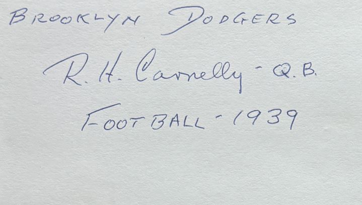 Ray Carnelly - Brooklyn Dodgers