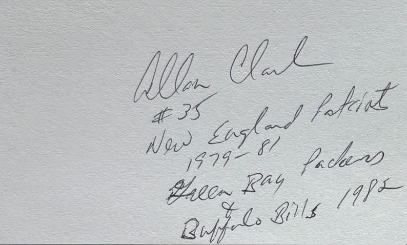 Allan Clark - New England Patriots