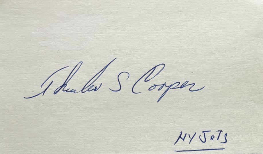 Thurlow Cooper - New York Titans