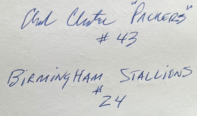 Chuck Clanton - Green Bay Packers