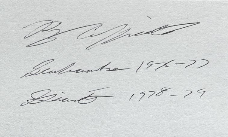 Randy Coffield - Seattle Seahawks