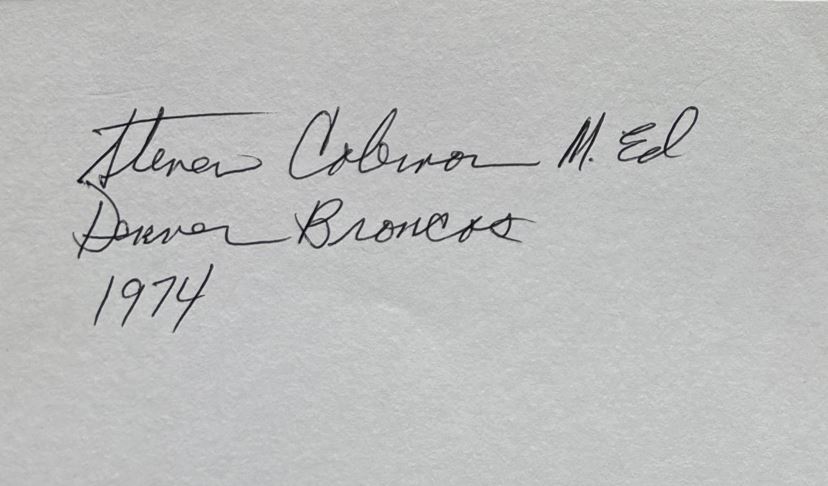 Steve Coleman - Denver Broncos