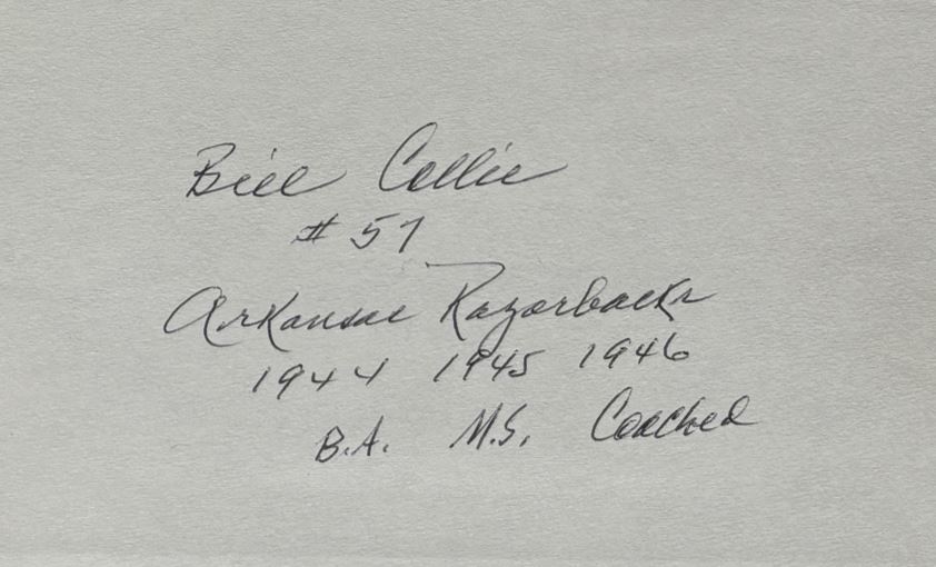 Bill Collie - Arkansas Razorbacks