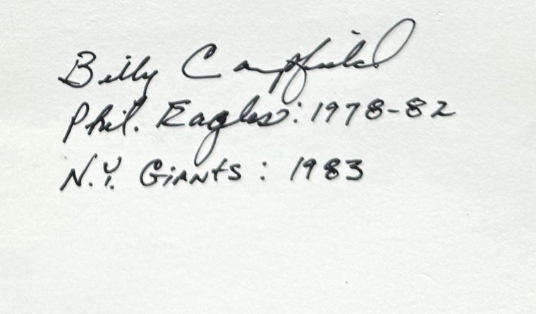 Billy Campfield - Philadelphia Eagles