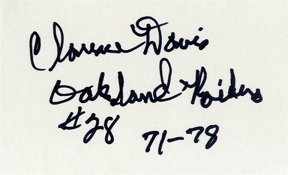 Clarence Davis - Oakland Raiders