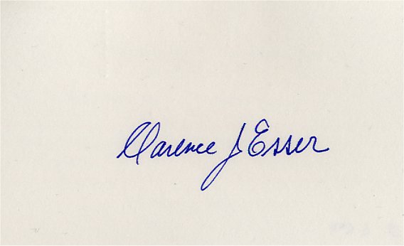 Clarence Esser - Chicago Cardinals