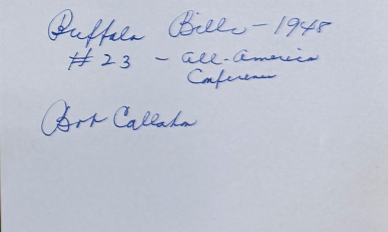 Bob Callahan - Buffalo Bills