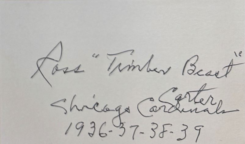 Ross Carter - Chicago Cardinals