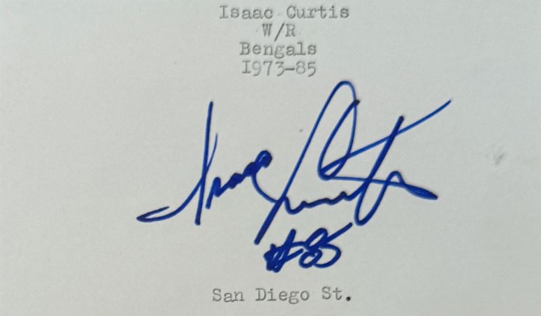 Isaac Curtis - Cincinnati Bengals