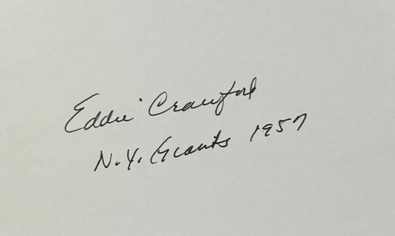 Ed Crawford - New York Giants