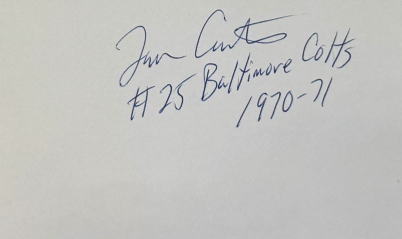 Tom Curtis - Baltimore Colts