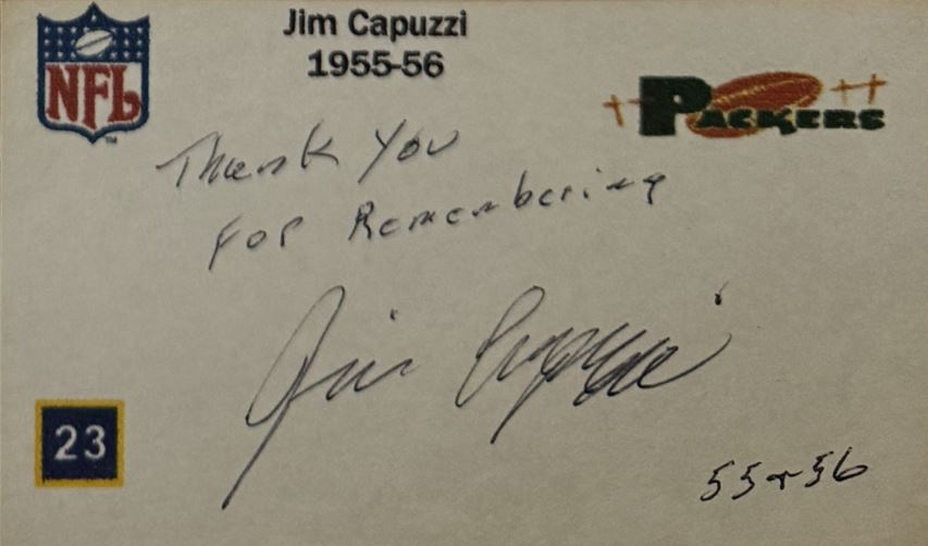 Jim Capuzzi - Green Bay Packers