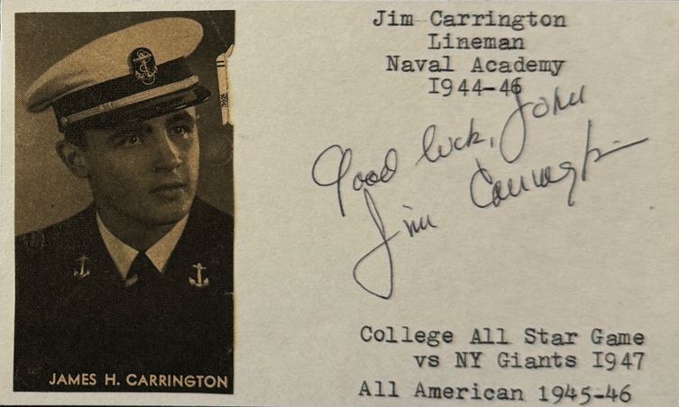 Jim Carrington - Navy Midshipmen