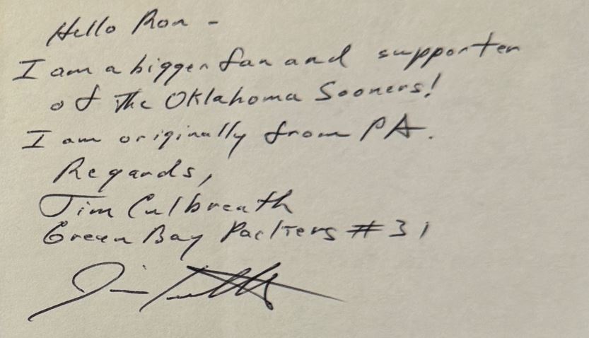 Jim Culbreath - Green Bay Packers