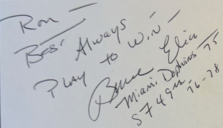 Bruce Elia - Miami Dolphins