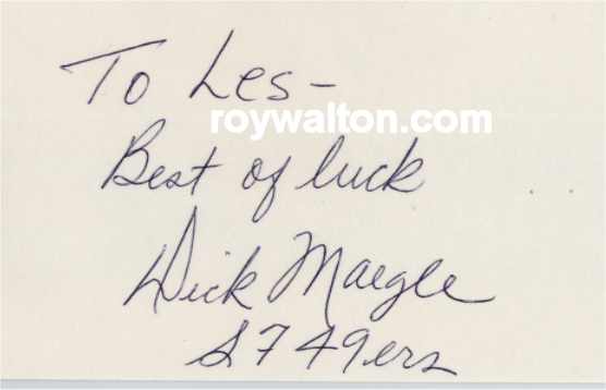 Dick Moegle - San Francisco 49ers