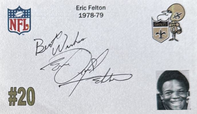 Eric Felton - New Orleans Saints