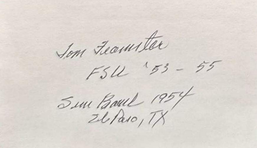 Tom Feamster - Baltimore Colts