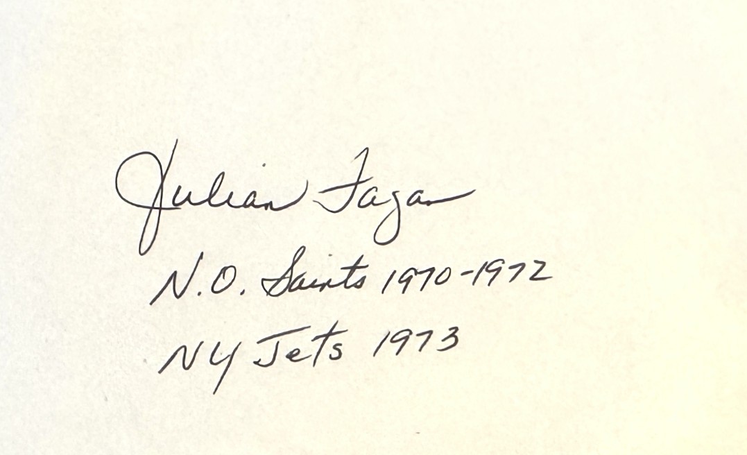 Julian Fagan - New Orleans Saints