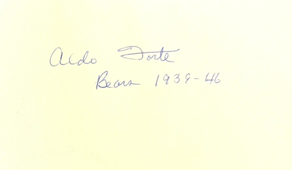 Aldo Forte - Chicago Bears