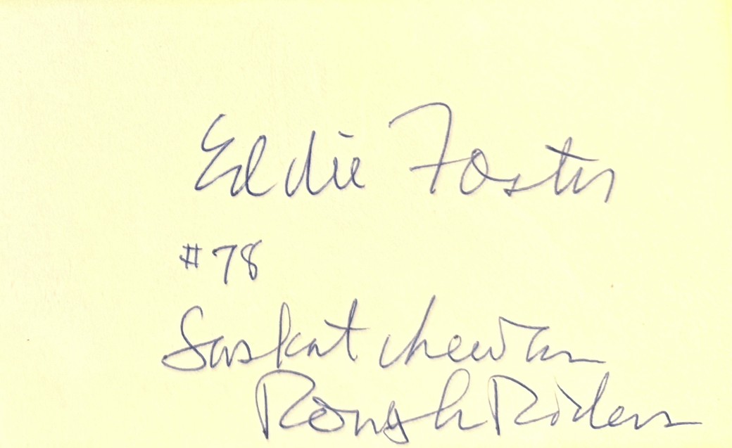 Eddie Foster - Houston Oilers