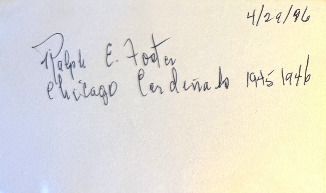 Ralph Foster - Chicago Cardinals