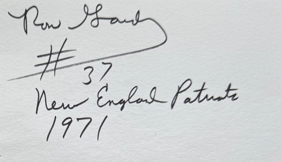 Ron Gardin - New England Patriots