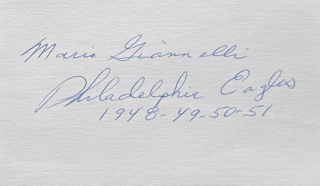 Mario Giannelli - Philadelphia Eagles