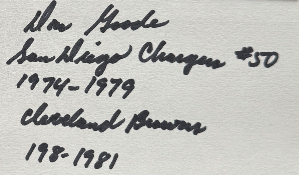 Don Goode - San Diego Chargers